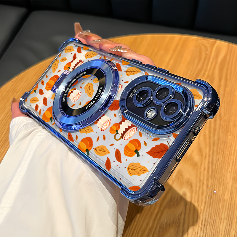 Oppo Find X8 - Autumn Pumpkin Floral Leaf Print Phone