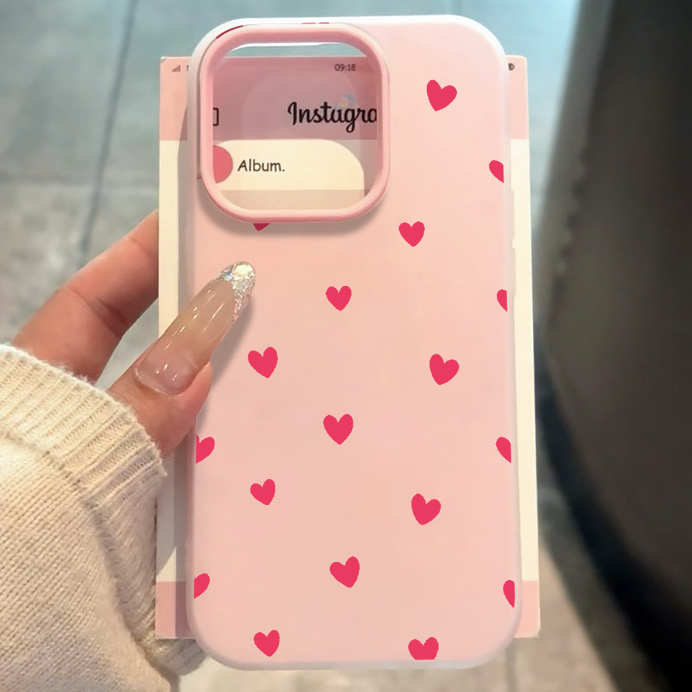 Red Love Heart Pattern Phone C - Xiaomi Redmi Note 14 review and price