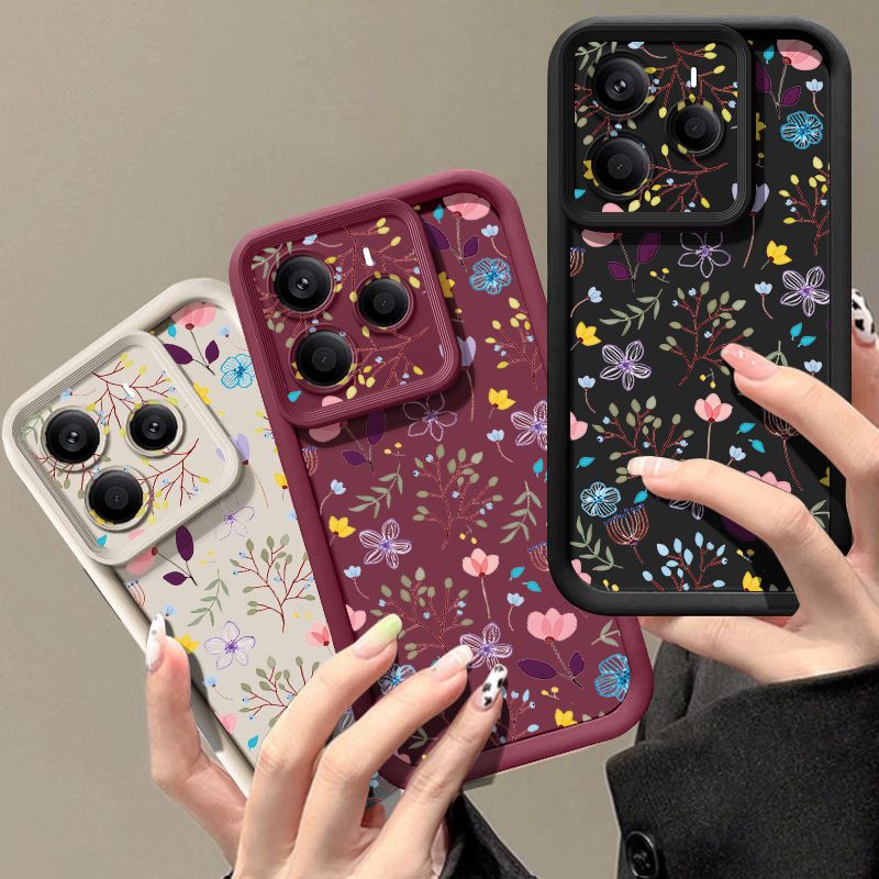 Small Flower Pattern Phone Cas - Xiaomi Redmi Note 14 review and price