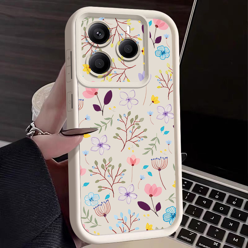 Small Flower Pattern Phone Cas - Xiaomi Redmi Note 14 review and price