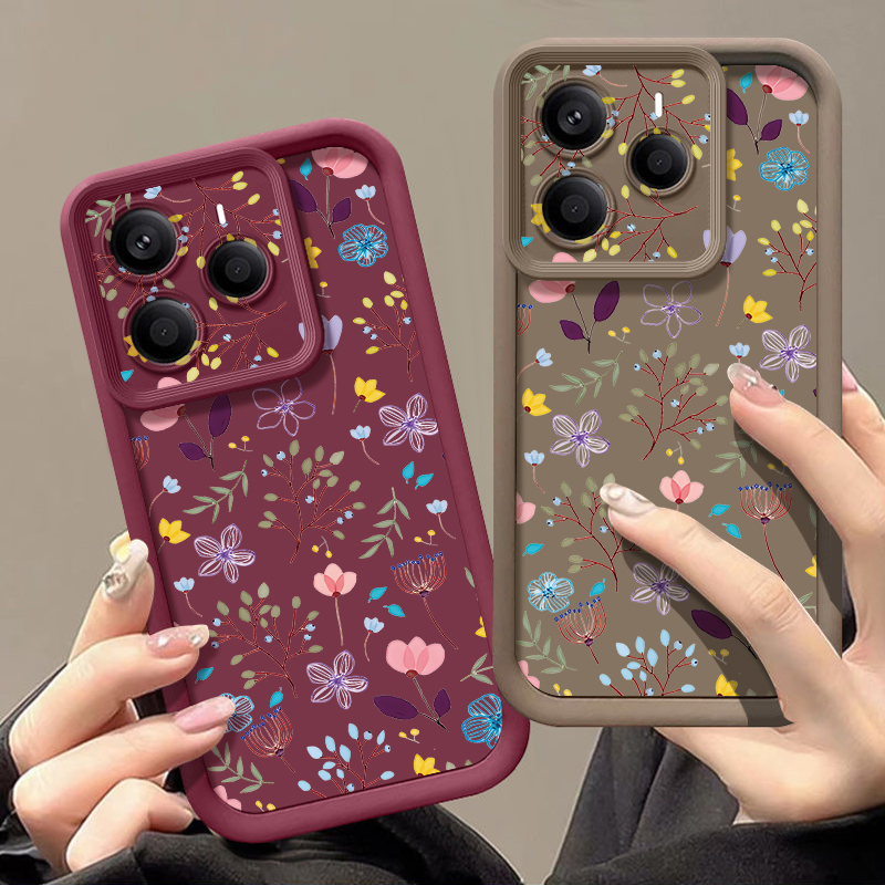 Small Flower Pattern Phone Cas - Xiaomi Redmi Note 14 review and price
