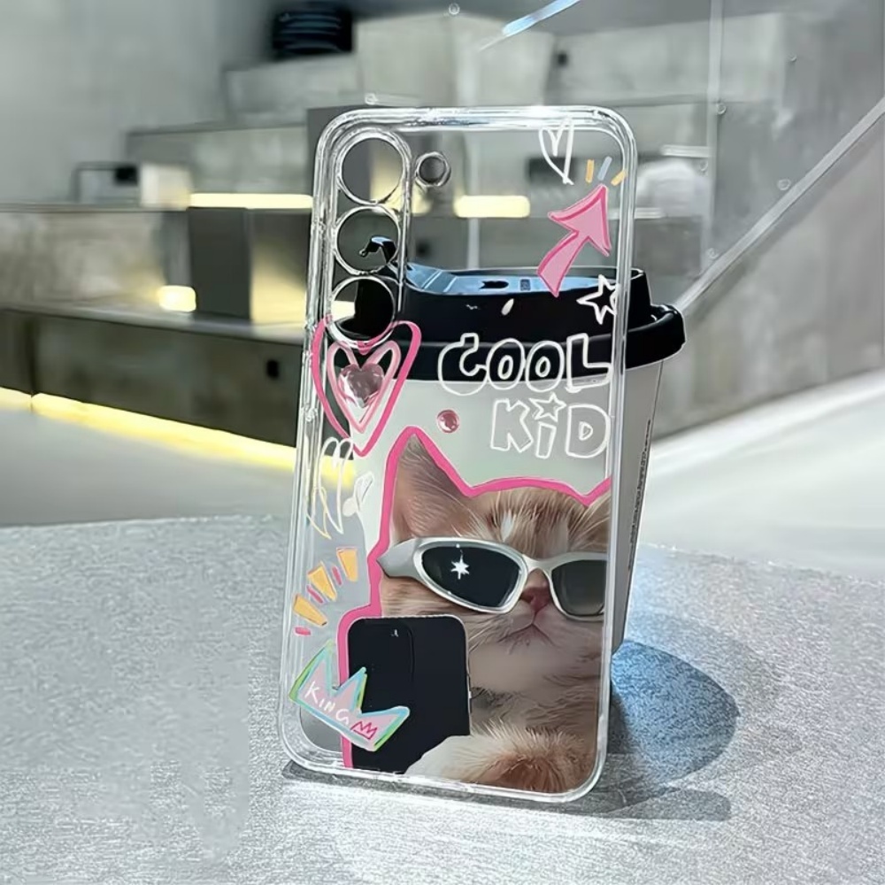 Puppy Pattern Clear TPU Phone  - Samsung Galaxy A55 review and price