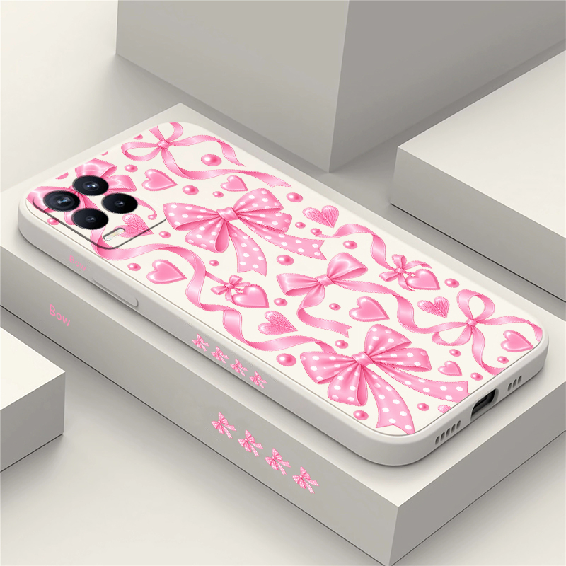 Pink Bow Knots Case For OPPO R - Realme Note 50 review and price