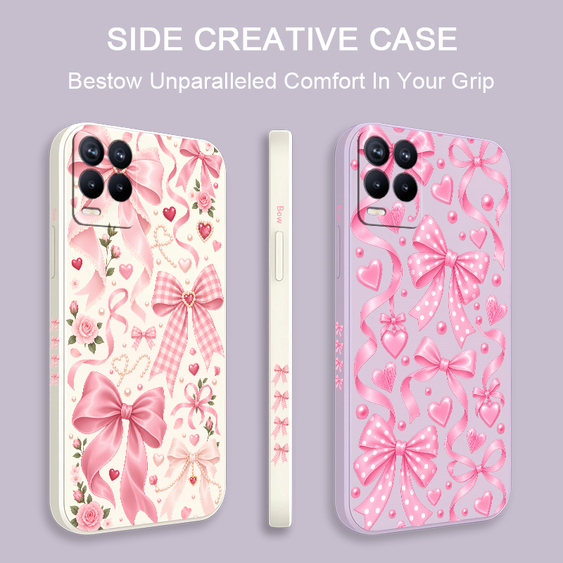 Pink Bow Knots Case For OPPO R - Realme Note 50 review and price