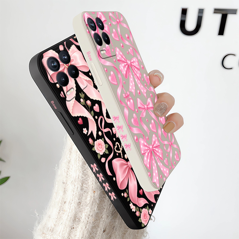 Pink Bow Knots Case For OPPO R - Realme Note 50 review and price