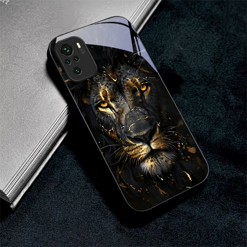 Lion With Golden Black Glass P - Xiaomi Redmi Note 14 review and price