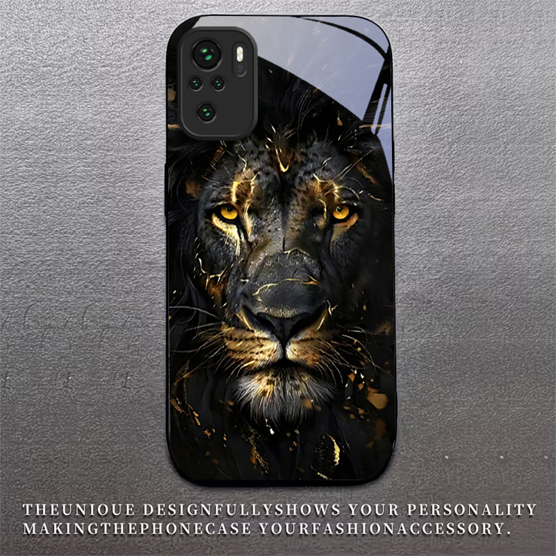 Lion With Golden Black Glass P - Xiaomi Redmi Note 14 review and price