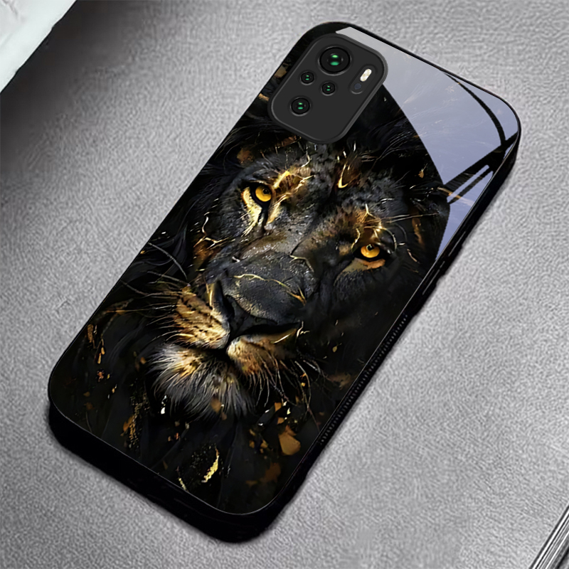 Lion With Golden Black Glass P - Xiaomi Redmi Note 14 review and price